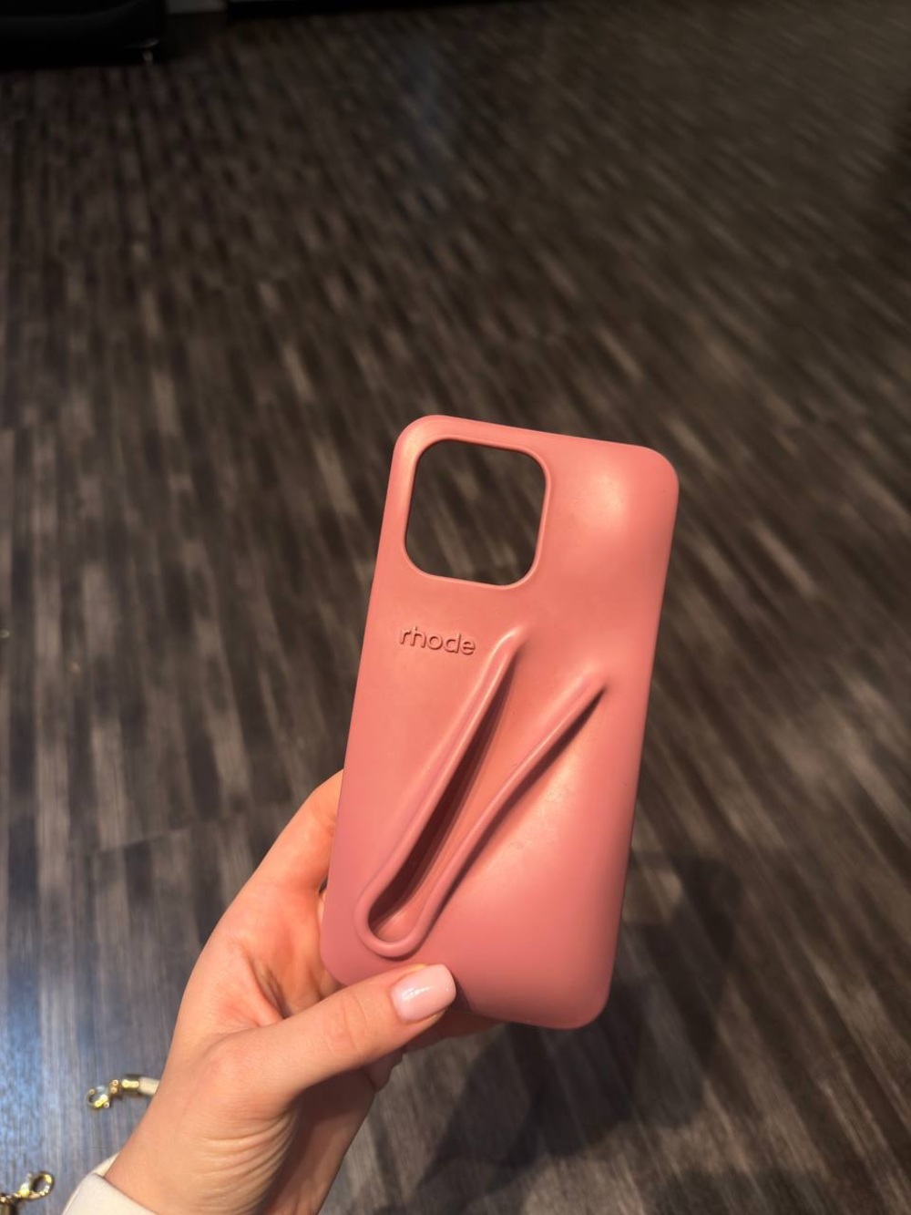 Rhode Pink Silicone iPhone 15 pro max Case